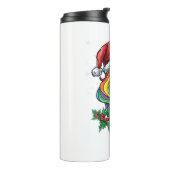 Kerst Eenhoorn Meisjes Jongens Kerstmis Santa Scha Thermosbeker (Gedraaid links)