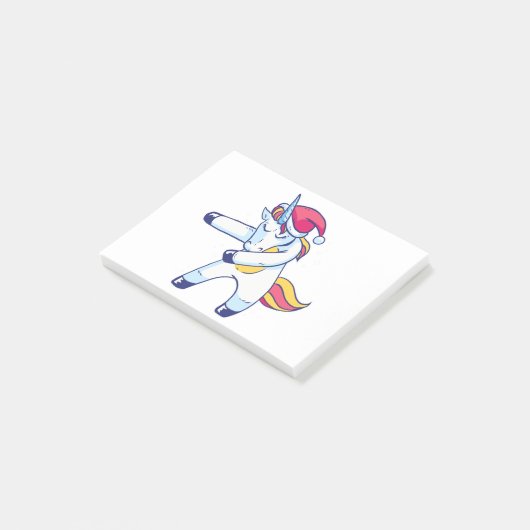 Kerst Eenhoorn Post-it® Notes (Schuin)