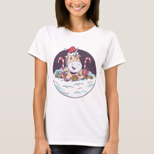Kerst Eenhoorn T-shirt