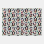 Kerst Eenhoorn's Inpakpapier Vel (Voorkant)