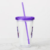 Kerst Eenhorn Acryl Drinkbeker (Links)