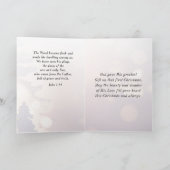 Kerst Eenvoudige Bomen Christelijk Bijbelvers Feestdagen Kaart (Binnen)