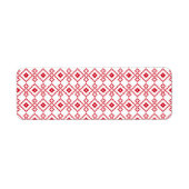 Kerst effen trui etiket (Voorkant)