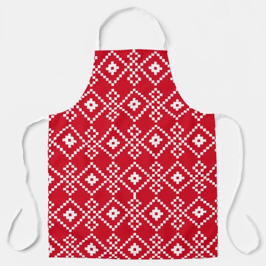 Kerst effen trui schort (Voorkant)