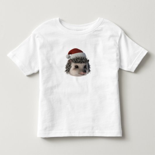 Kerst Egel Of Opossum Met Kerstman Kostuum Kinder Shirts (Voorkant)