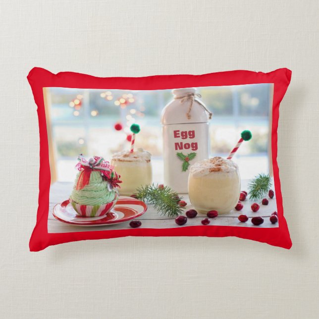 KERST EGGNOG  ACCENT KUSSEN (Voorkant)