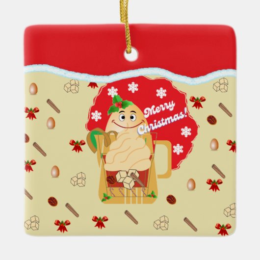 Kerst Eggnog Ornamenten 2024 (Voorkant)
