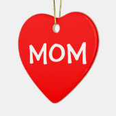 Kerst egoïstische mama keramisch ornament (Links)