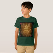 Kerst Egyptische hiërogliefen 3 T-shirt (Voorkant volledig)
