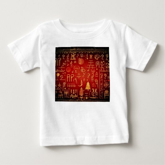 Kerst Egyptische hiërogliefen 4 (Voorkant)