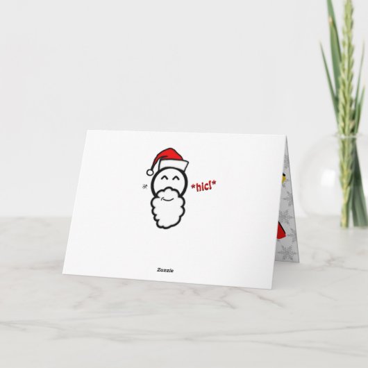 Kerst Eierpunch (Kerst grap) Kerstcadeau Auto Feestdagen Kaart (Achterkant)