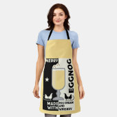 Kerst eierpunch schort (Gedragen)