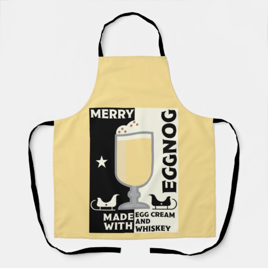 Kerst eierpunch schort (Voorkant)
