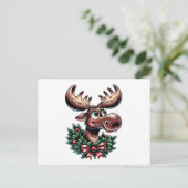 Kerst-Eland Briefkaart (Staand voorkant)