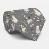 Kerst eland en kabouters stropdas (Opgerold)