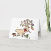 Kerst-Eland Kerstdag Kaart (Voorkant)