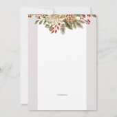 Kerst Elegance uitnodiging (Achterkant)