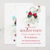 Kerst Elegant Chic Kaart (Voorkant / Achterkant)
