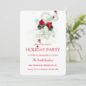 Kerst Elegant Chic Kaart (Staand voorkant)