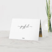 Kerst Elegant Typografie Voeg uw foto toe Templa Kaart (Achterkant)