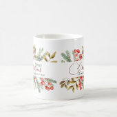 Kerst Elegante Aquarel Koffiemok (Center)