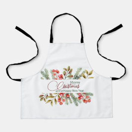 Kerst Elegante Aquarel Schort