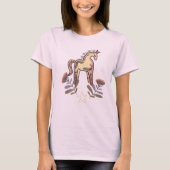 Kerst elegante paard t-shirt (Voorkant)