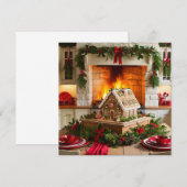 Kerst Elegantie Kaart (Voorkant / Achterkant)