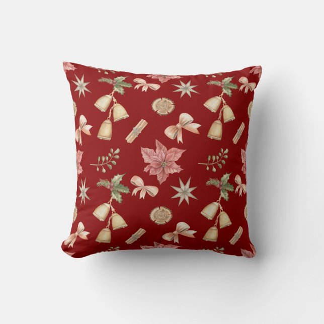 Kerst Elegantie Kussen (Voorkant)