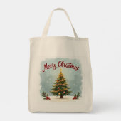Kerst Elegantie Tote Bag (Achterkant)