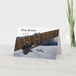 Kerst Elektrische Gitaar Kaart