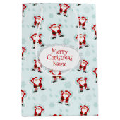 Kerst Elementen Kerstman Medium Cadeauzakje (Voorkant)