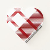 Kerst-elementen met rode Waterverf Notitieboek (Achterkant)