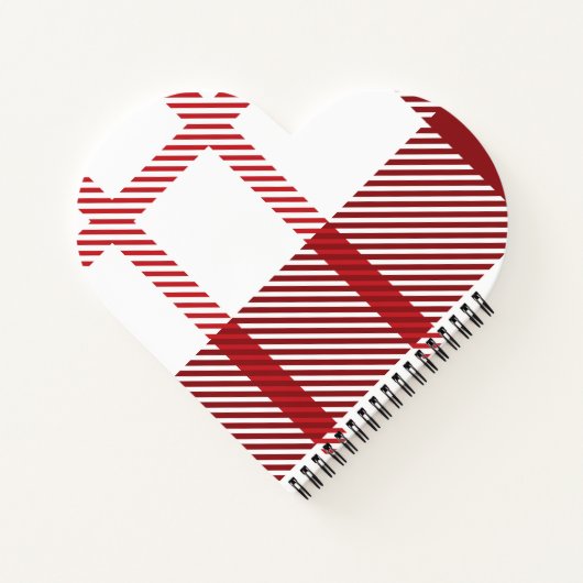 Kerst-elementen met rode Waterverf Notitieboek (Achterkant)