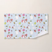 Kerst Elementen Sneeuwman Patroon  Bad Handdoek (Handdoek)