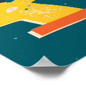 Kerst Elementen Winter Vakantie Set Poster (Hoek)