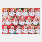 Kerst Elf & Bogen & Santa Fun Vakantie Inpakpapier Vel (Voorkant 2)