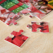 Kerst Elf & Bows Leuke vakantie Familie Legpuzzel (Zijkant)