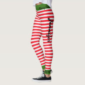 Kerst Elf Crew Leggings Santa Helper JOUW NAAM (Links)