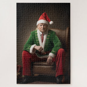Kerst Elf Donald Trump Legpuzzel