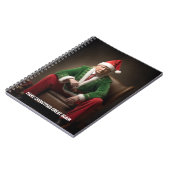 Kerst Elf Donald Trump Notitieboek (Linkerzijde)