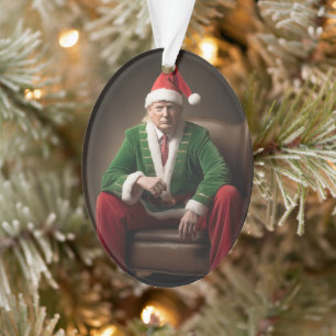 Kerst Elf Donald Trump Ornament