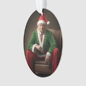 Kerst Elf Donald Trump Ornament (voorkant)
