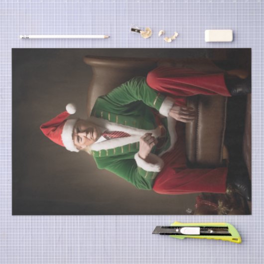 Kerst Elf Donald Trump Tissuepapier (Craft)