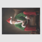 Kerst Elf Donald Trump Tissuepapier (Voorkant)