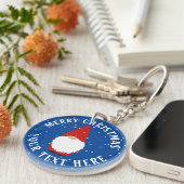 Kerst elf dwerg aangepaste sleutelhanger cadeau (Voorkant Rechts)