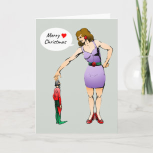 Kerst Elf Foto Kaart