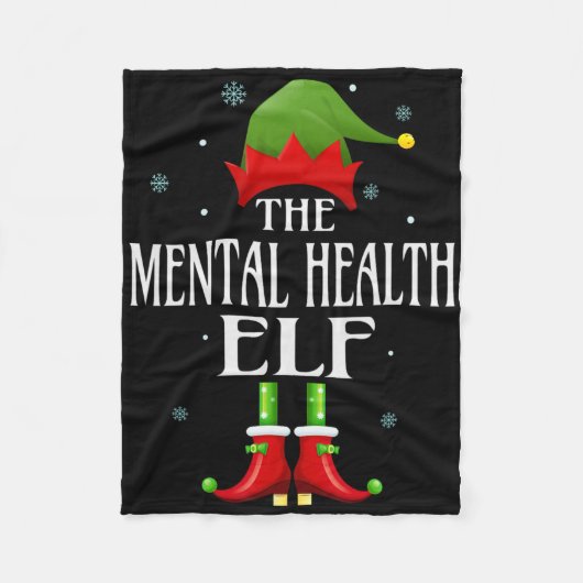 Kerst Elf Grappige Familie Matching Chris Fleece Deken (Voorkant)