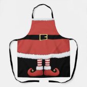 Kerst Elf Holiday Red Schort (Voorkant)