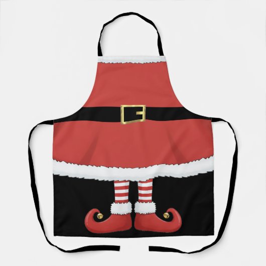 Kerst Elf Holiday Red Schort (Voorkant)